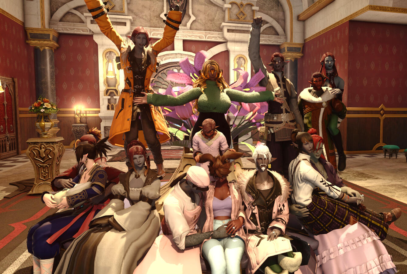 Her family as in the present time